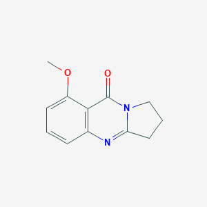 molecular formula C12H12N2O2 B138909 7-Methoxydeoxyvasicinone CAS No. 141974-84-7