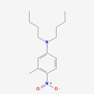 molecular formula C15H24N2O2 B13890967 Benzenamine, N,N-dibutyl-3-methyl-4-nitro- CAS No. 821776-96-9