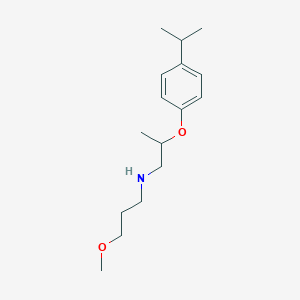 molecular formula C16H27NO2 B1389097 N-[2-(4-Isopropylphenoxy)propyl]-N-(3-methoxypropyl)amine CAS No. 1040680-87-2