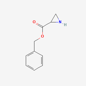 molecular formula C10H11NO2 B13890986 Benzyl aziridine-2-carboxylate 