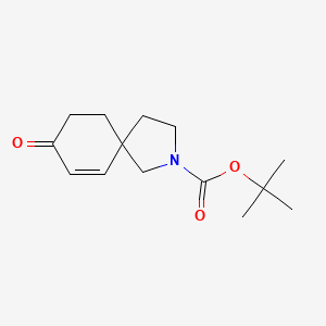 molecular formula C14H21NO3 B13891177 Tert-butyl 8-oxo-2-azaspiro[4.5]dec-6-ene-2-carboxylate 