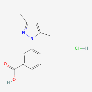 3-(3,5-Dimethyl-1H-pyrazol-1-yl)benzoic acid hydrochloride