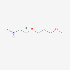 molecular formula C8H19NO2 B1389145 2-(3-Methoxypropoxy)-N-methyl-1-propanamine CAS No. 883531-44-0