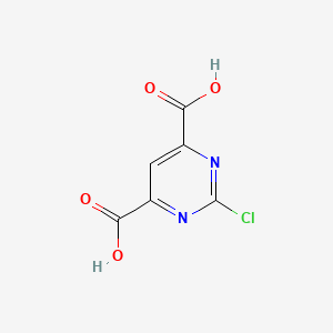 molecular formula C6H3ClN2O4 B13891450 2-Chloropyrimidine-4,6-dicarboxylic acid 