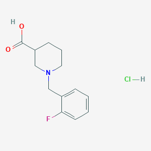 1-(2-Fluorobenzyl)piperidine-3-carboxylic acid hydrochloride