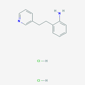 [2-(2-Pyridin-3-ylethyl)phenyl]amine dihydrochloride