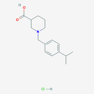 1-(4-Isopropylbenzyl)piperidine-3-carboxylic acid hydrochloride