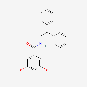 molecular formula C23H23NO3 B13891625 N-(2,2-diphenylethyl)-3,5-dimethoxybenzamide 