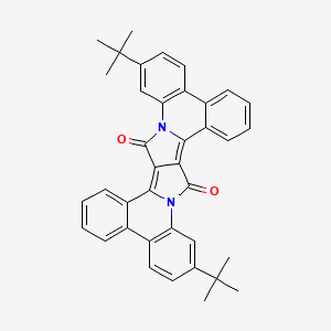 molecular formula C38H32N2O2 B13891632 t-Bu_fused_DPP 