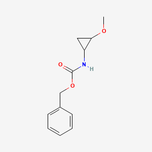 molecular formula C12H15NO3 B13891643 Benzyl 2-methoxycyclopropylcarbamate CAS No. 1046469-20-8