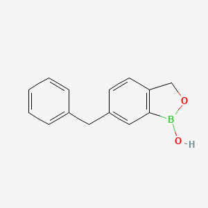 molecular formula C14H13BO2 B13891661 6-benzylbenzo[c][1,2]oxaborol-1(3H)-ol 