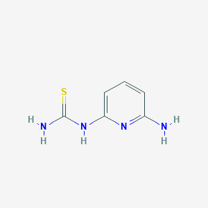 molecular formula C6H8N4S B13891672 (6-Aminopyridin-2-yl)thiourea 