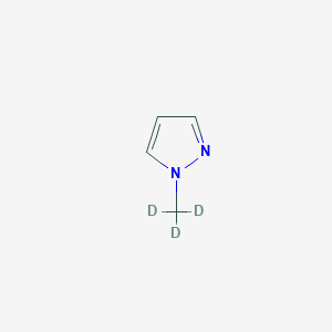 molecular formula C4H6N2 B13891730 Trideuteriomethyl 1h pyrazol 