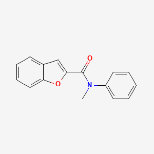 molecular formula C16H13NO2 B13891783 N-methyl-N-phenylbenzofuran-2-carboxamide 