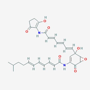 molecular formula C30H34N2O7 B138918 Manumycin E CAS No. 156250-43-0