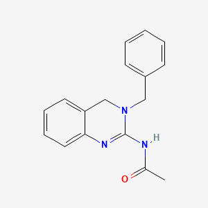molecular formula C17H17N3O B13891869 N-(3-benzyl-4H-quinazolin-2-yl)acetamide 
