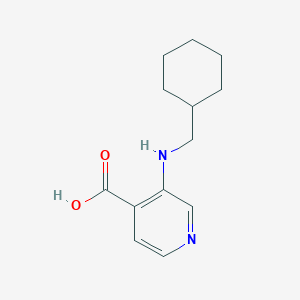 molecular formula C13H18N2O2 B13891937 3-(Cyclohexylmethylamino)pyridine-4-carboxylic acid 