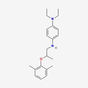 molecular formula C21H30N2O B1389198 N1-[2-(2,6-dimethylphenoxy)propyl]-N4,N4-diethyl-1,4-benzenediamine CAS No. 1040683-10-0