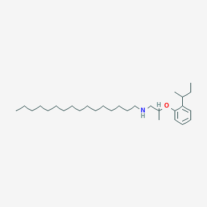molecular formula C29H53NO B1389206 N-{2-[2-(Sec-butyl)phenoxy]propyl}-1-hexadecanamine CAS No. 1040687-83-9