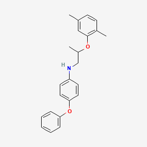 molecular formula C23H25NO2 B1389210 N-[2-(2,5-Dimethylphenoxy)propyl]-4-phenoxyaniline CAS No. 1040687-66-8