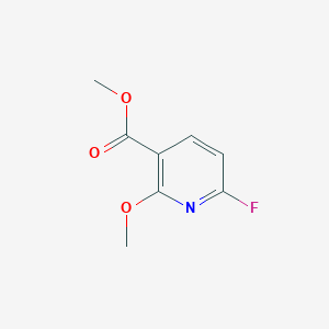 molecular formula C8H8FNO3 B13892119 Methyl 6-fluoro-2-methoxynicotinate 