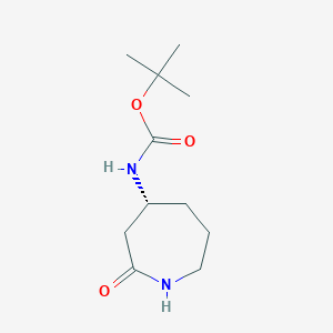 molecular formula C11H20N2O3 B13892156 tert-butyl N-[(4R)-2-oxoazepan-4-yl]carbamate 