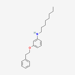 molecular formula C22H31NO B1389220 N-Octyl-3-(phenethyloxy)aniline CAS No. 1040682-48-1