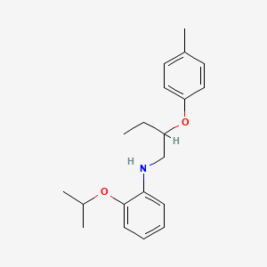 2-Isopropoxy-N-[2-(4-methylphenoxy)butyl]aniline