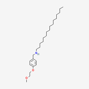 molecular formula C26H47NO2 B1389242 N-[4-(2-Methoxyethoxy)benzyl]-1-hexadecanamine CAS No. 1040687-33-9