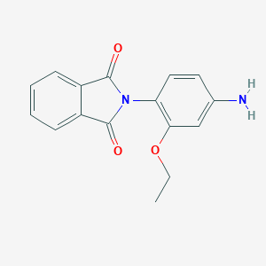 molecular formula C16H14N2O3 B138932 2-(4-氨基-2-乙氧基苯基)异吲哚啉-1,3-二酮 CAS No. 106981-52-6