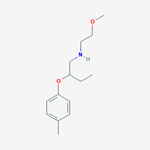 molecular formula C14H23NO2 B1389339 N-(2-Methoxyethyl)-2-(4-methylphenoxy)-1-butanamine CAS No. 1040686-90-5
