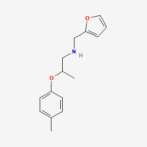 molecular formula C15H19NO2 B1389349 N-(2-Furylmethyl)-2-(4-methylphenoxy)-1-propanamine CAS No. 1040684-56-7