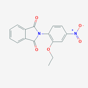 molecular formula C16H12N2O5 B138936 2-(2-Ethoxy-4-nitrophenyl)isoindoline-1,3-dione CAS No. 106981-60-6