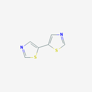 molecular formula C6H4N2S2 B13893616 5,5'-Bithiazole 