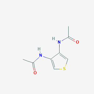 molecular formula C8H10N2O2S B13893637 N,N'-(Thiene-3,4-diyl)diacetamide CAS No. 90007-39-9