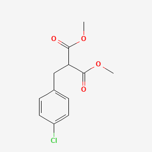 molecular formula C12H13ClO4 B13893658 Dimethyl [(4-chlorophenyl)methyl]propanedioate CAS No. 88466-70-0