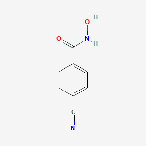 molecular formula C8H6N2O2 B13893666 4-cyano-N-hydroxybenzamide CAS No. 37842-92-5