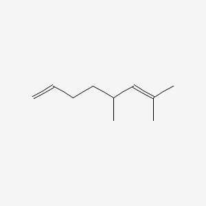 molecular formula C10H18 B13893749 5,7-Dimethylocta-1,6-diene CAS No. 6874-43-7