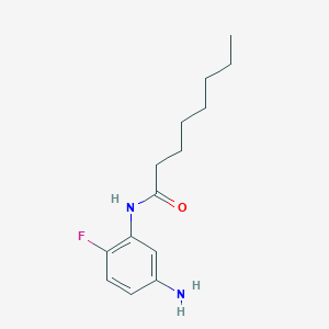 molecular formula C14H21FN2O B1389381 N-(5-Amino-2-fluorophenyl)octanamide CAS No. 1020053-91-1