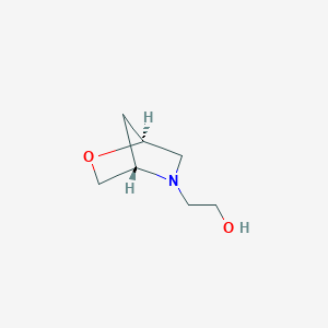 molecular formula C7H13NO2 B13893825 2-[(1S,4S)-2-oxa-5-azabicyclo[2.2.1]heptan-5-yl]ethanol 