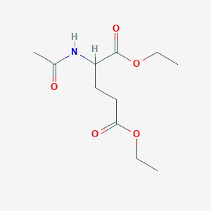 molecular formula C11H19NO5 B13894019 Glutamic acid, N-acetyl-, diethyl ester, L- 