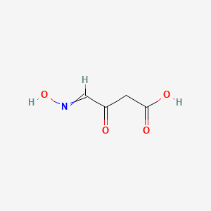 molecular formula C4H5NO4 B13894043 Butanoic acid, 4-(hydroxyimino)-3-oxo- CAS No. 98019-66-0