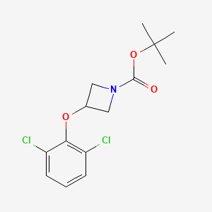 molecular formula C14H17Cl2NO3 B13894081 Tert-butyl 3-(2,6-dichlorophenoxy)azetidine-1-carboxylate 