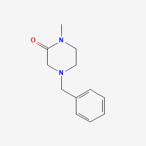 molecular formula C12H16N2O B13894090 1-Methyl-4-(phenylmethyl)piperazinone CAS No. 78551-64-1