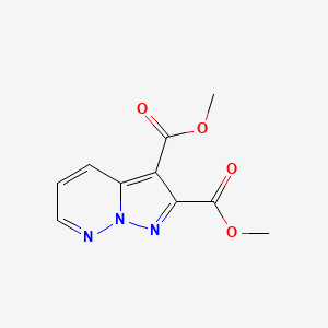 molecular formula C10H9N3O4 B13894103 Dimethyl pyrazolo[1,5-b]pyridazine-2,3-dicarboxylate 