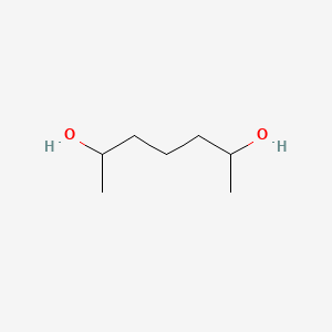 molecular formula C7H16O2 B13894120 2,6-Heptanediol CAS No. 5969-12-0