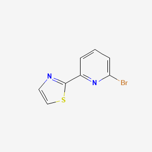 molecular formula C8H5BrN2S B13894154 2-(6-Bromopyridin-2-yl)thiazole 