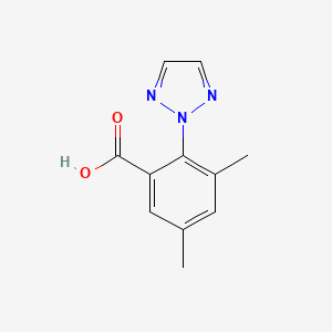 molecular formula C11H11N3O2 B13894225 3,5-Dimethyl-2-(triazol-2-yl)benzoic acid 