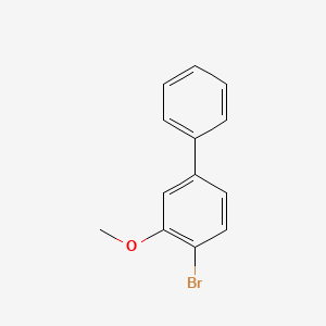 molecular formula C13H11BrO B13894385 4-Bromo-3-methoxy-1,1'-biphenyl 