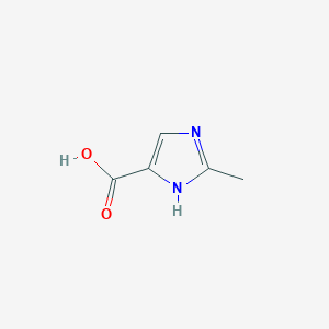 molecular formula C5H6N2O2 B138944 2-Methyl-1H-imidazole-4-carboxylic acid CAS No. 1457-58-5